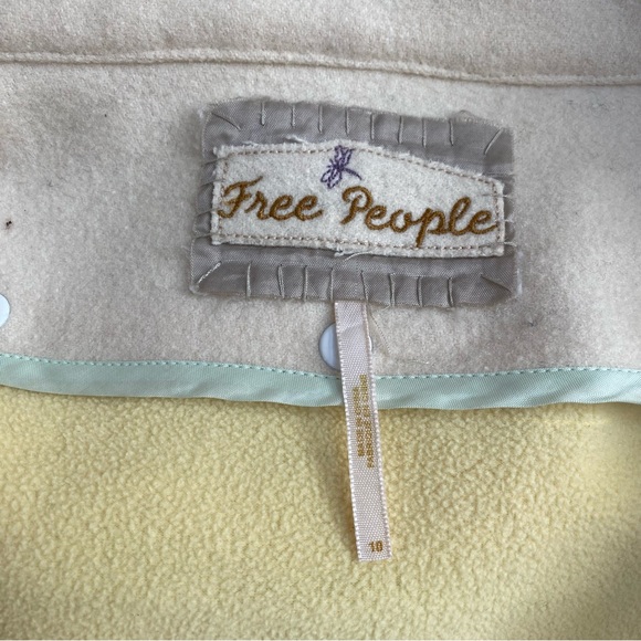 RARE Free People Wool Coat 10 - Picture 6 of 6